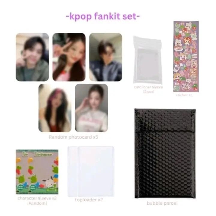 Kpop fankit set svt, Straykids, Nmixx, itzy...
