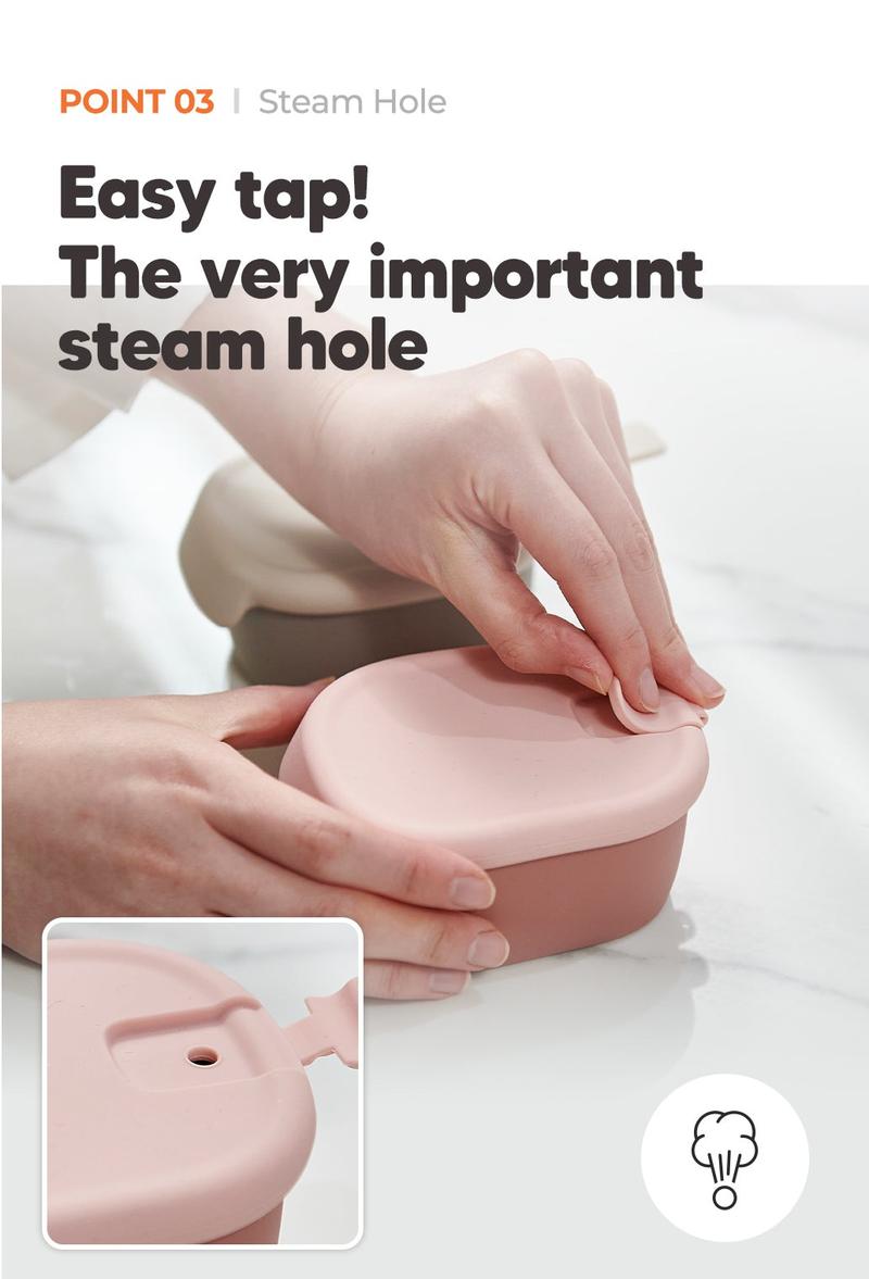 Product Introduction of Firgi Double-Sealed Silicone Container / Platinum Silicone / Anti-Leak / No Spill / Made in Korea / toppingskids 8