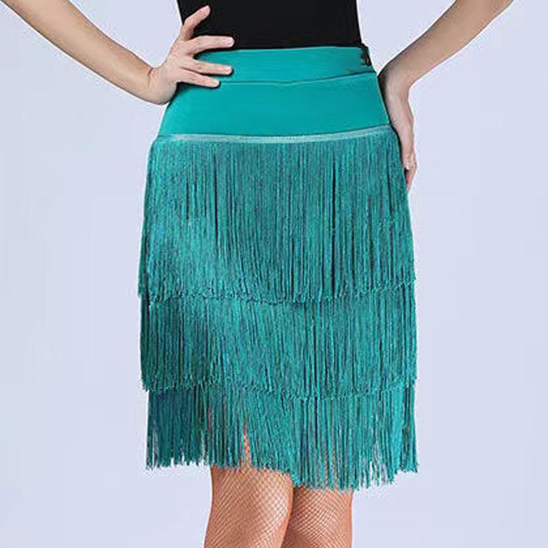 Product Introduction of Váy Tua Rua Phẳng Khiêu Vũ Latin, Màu Đỏ Và Đen, Dành Cho Nữ, Váy Dành Cho Người Lớn, Váy Tập Latin, Váy Khiêu Vũ Hình Vuông, Có Cỡ S ~ 5XL 10