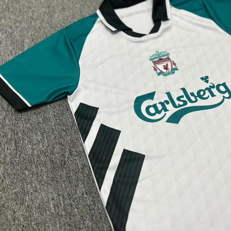 Jersey Liverpool Putih Tosca Carlsberg Fantasy Retro by Shop