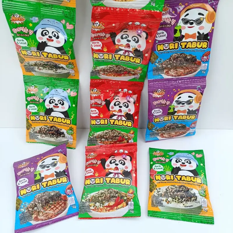 (1 DUS ISI 8 RENCENG) NORI TABUR NORIGO | NORI MURAH | RUMPUT LAUT 1