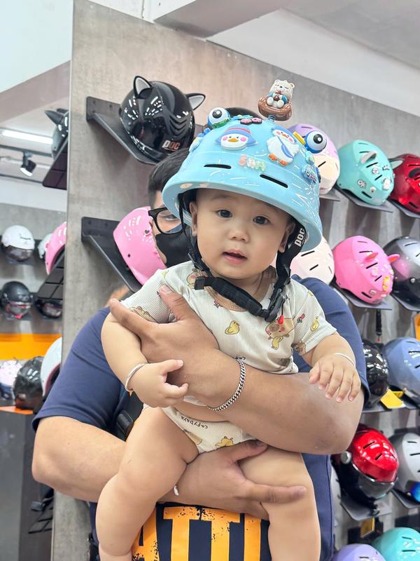 Nón Bảo Hiểm Trẻ Em Siêu Nhẹ POC PK02 Đạt Chuẩn Quốc Tế - Dành Cho Bé từ 1 đến 6 Tuổi.