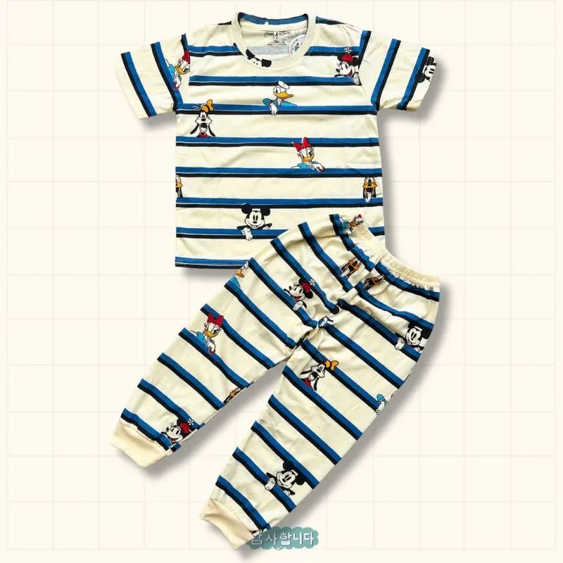 SETELAN ANAK FULLPRINT CP MOBIL CREAM BAJU ANAK LAKI LAKI Pakaian Anak printing Celana Panjang 3