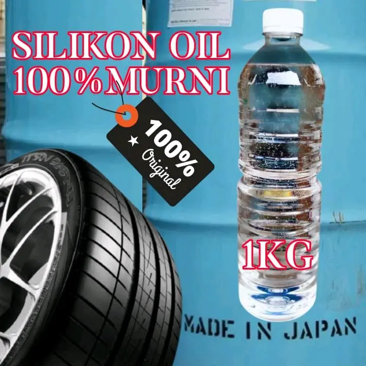 Silikon Oil Murni Original Import Minyak Silicone 1000cs Pengkilap Bodi Car Semir Kendaraan Paint Ban Biang Silikon Emulsi Pemulas Treadmil Pompa Pcp Penghilang Kotoran