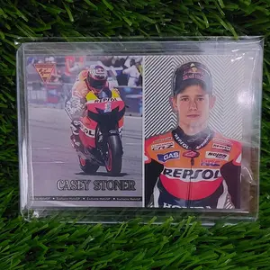 Kartu racing Casey Stoner Australia 2024 Panini 75th motoGP Legend 2 times World Champion #194