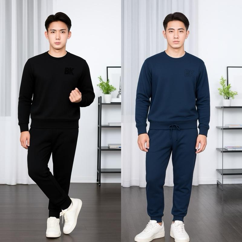    DEAL độc quyền ĐẠT TÍCH CỰC   Bộ quần áo nam chui đầu thể thao chất liệu nỉ bông dày mịn  thêu logo thích hợp tập thể dục chạy bộ đi chơi MẪU HOT 2025 