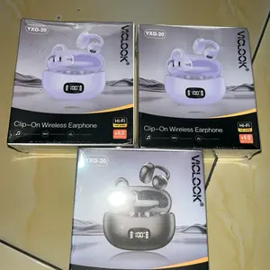 VICLOOK YXG-20 Open-Ear Clip Headphones Harbuds Earphone Jepit Telinga COD Headset Bluetooth TWS Wireless 6.0 Sport Bone Conduction Earphones HIFI Waterproof