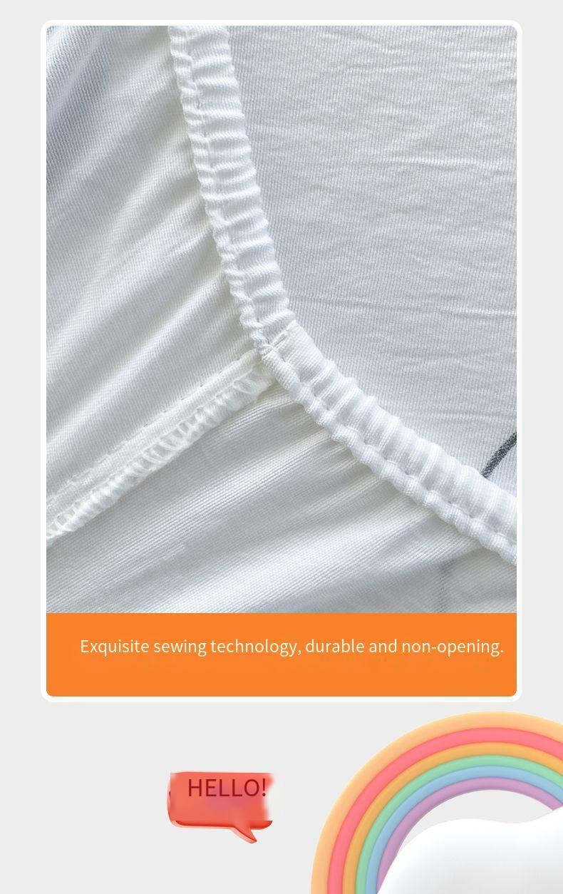 Product Introduction of New Kuromi 3in1 Fitted Bedsheet Single Super Single Queen King Size 【Bed sheet+pillowcase 3in1】Skin Friendly Cotton Mattress Dust Cover bedsheet  queen  size multicoloured  bed  sheets  hotel 53