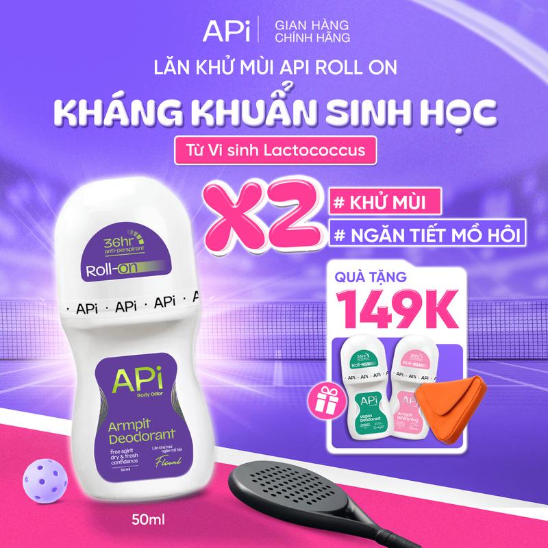 [AFF] Lăn khử mùi nền tảng sinh học 50ml, lăn khử mùi hôi nách APi Roll On - P1