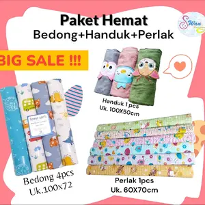 Paket Ambyar Bedong Perlak Handuk Bayi