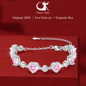 【002 Harga segera dibanting, tunggu 1 menit】Chard Wake Gelang Wanita Berlian Perhiasan Original Elegan Korea Style Anti Pudar Gelang Cewek  CWB017