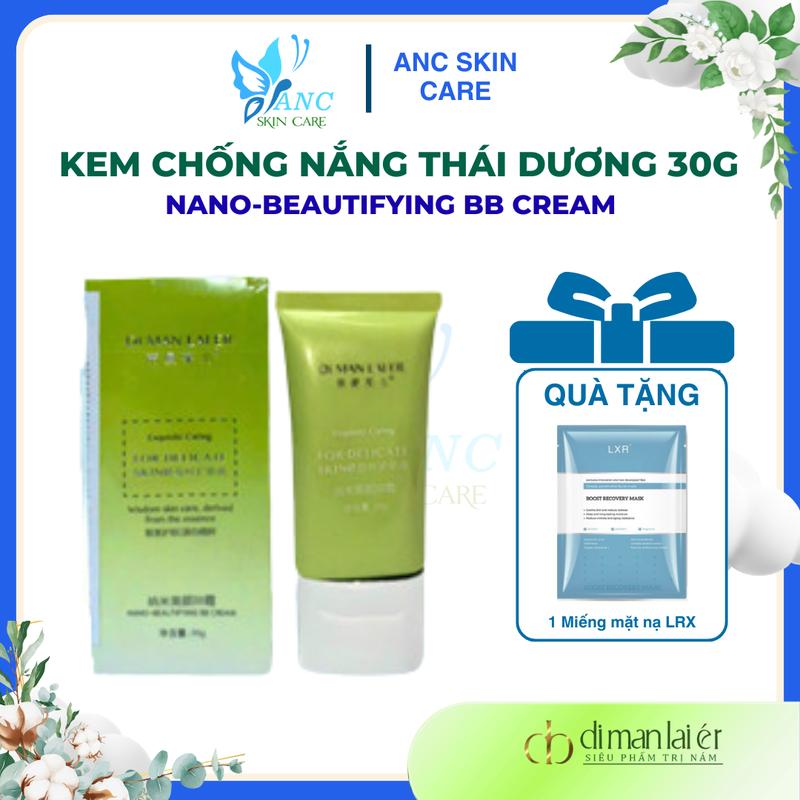  Dimanlaier Kem Chống Nắng BB Thái Dương 30g - Bảo Vệ Da Tia UV & Dưỡng Sáng Mịn Màng - Nano Beautifying BB Cream 