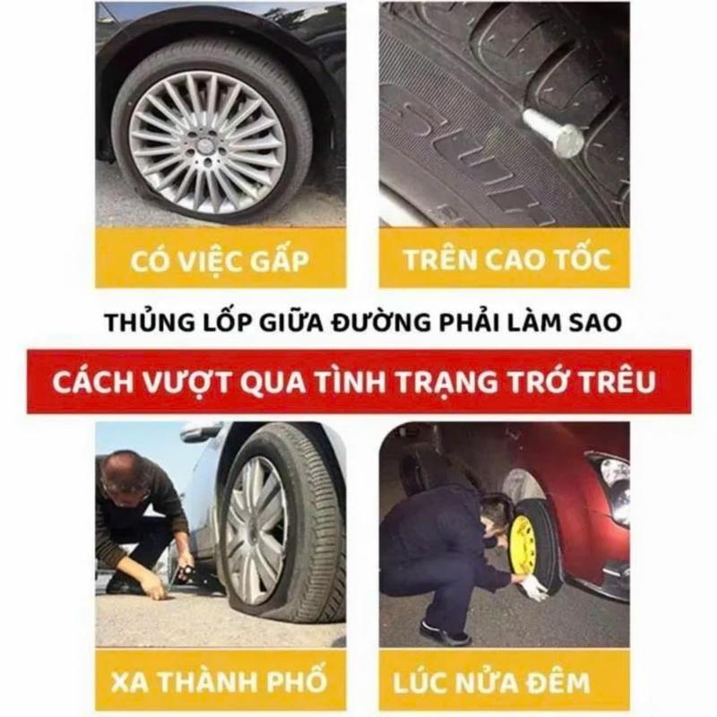 Bộ Vá lốp khẩn cấp Bằng Vít chuyên dụng - Không cần tháo lốp SP hữu ích cho mọi…