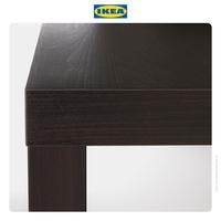 Gambar IKEA LACK Meja Kecil Samping Sofa Hitam-Cokelat Minimalis 55x55 cm - Hitam-Cokelat dari IKEA Indonesia Kota Administrasi Jakarta Timur 4 Tokopedia