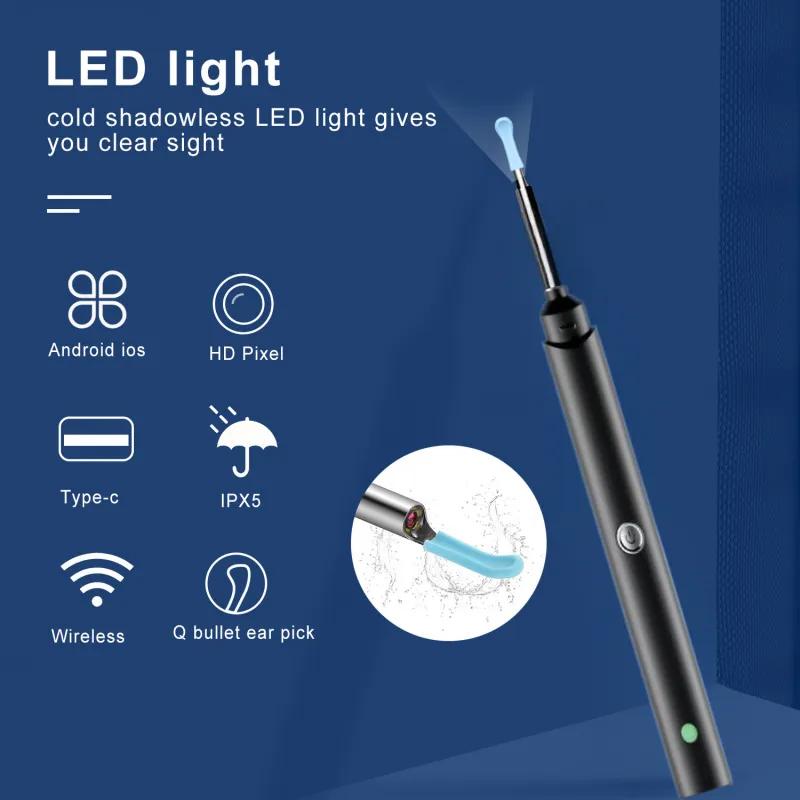 2025 KAKIMI Newest Alat Pembersih Telinga KorekKuping Kamera LED smart Visual Ear Stick WIFI waterproof Kotoran Removal Dilengkapi dengan empat tusuk telinga Cleaning korek kuping kamera alat pembersih telinga 2025 KAKIMI Newest Alat Pembersih Telinga KorekKuping Kamera LED smart Visual Ear Stick WIFI waterproof Kotoran Removal Dilengkapi dengan empat tusuk telinga Cleaning korek kuping kamera alat pembersih telinga