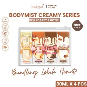 Bebliss Perfume Get 4pcs Bodymist Travel Size Creamy Series 120ml Wangi Tahan Lama