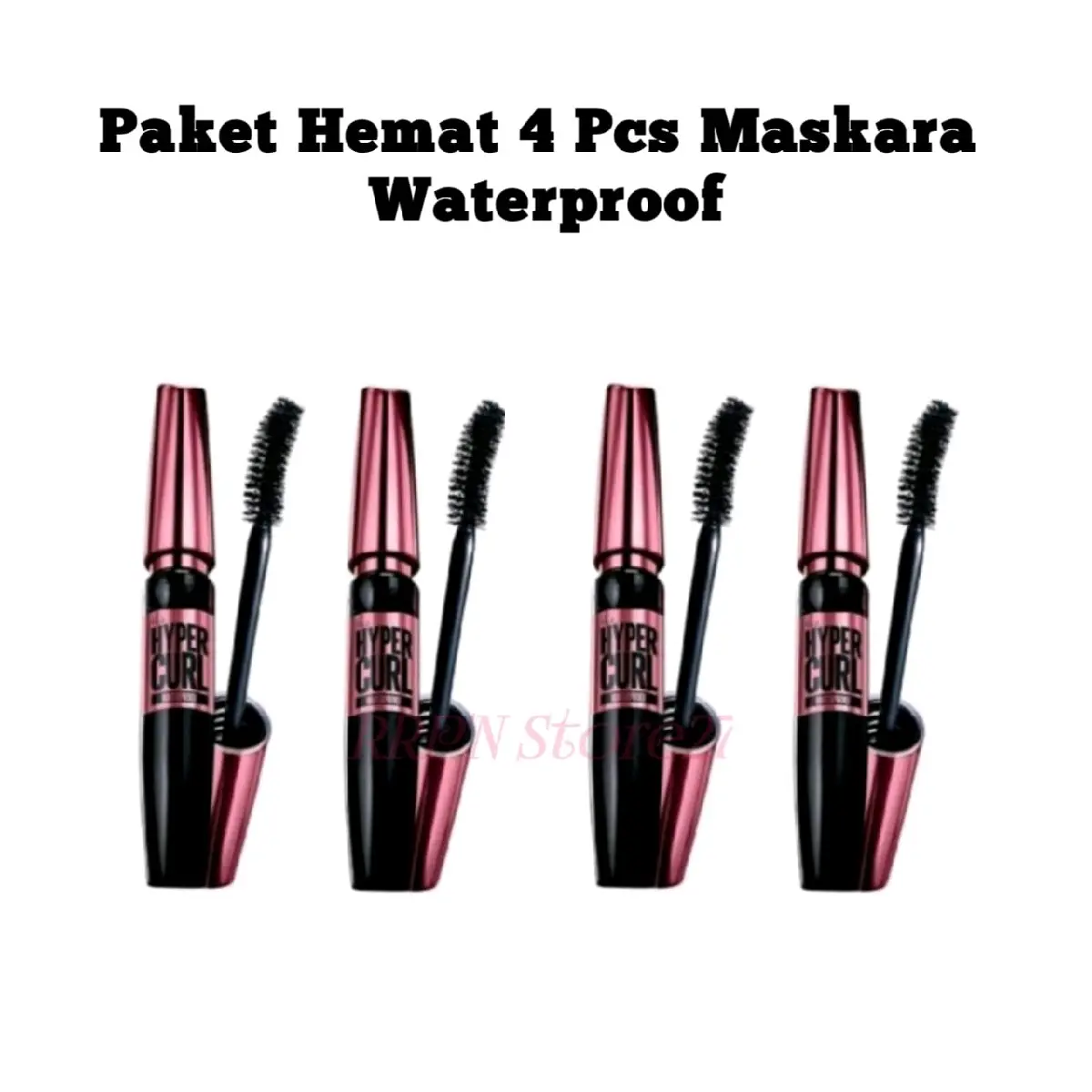 Paket Hemat 4 Pcs Maskara Hyper Curl Waterproof / 4 Pcs Maskara Hyper Curl Waterproof Mascara