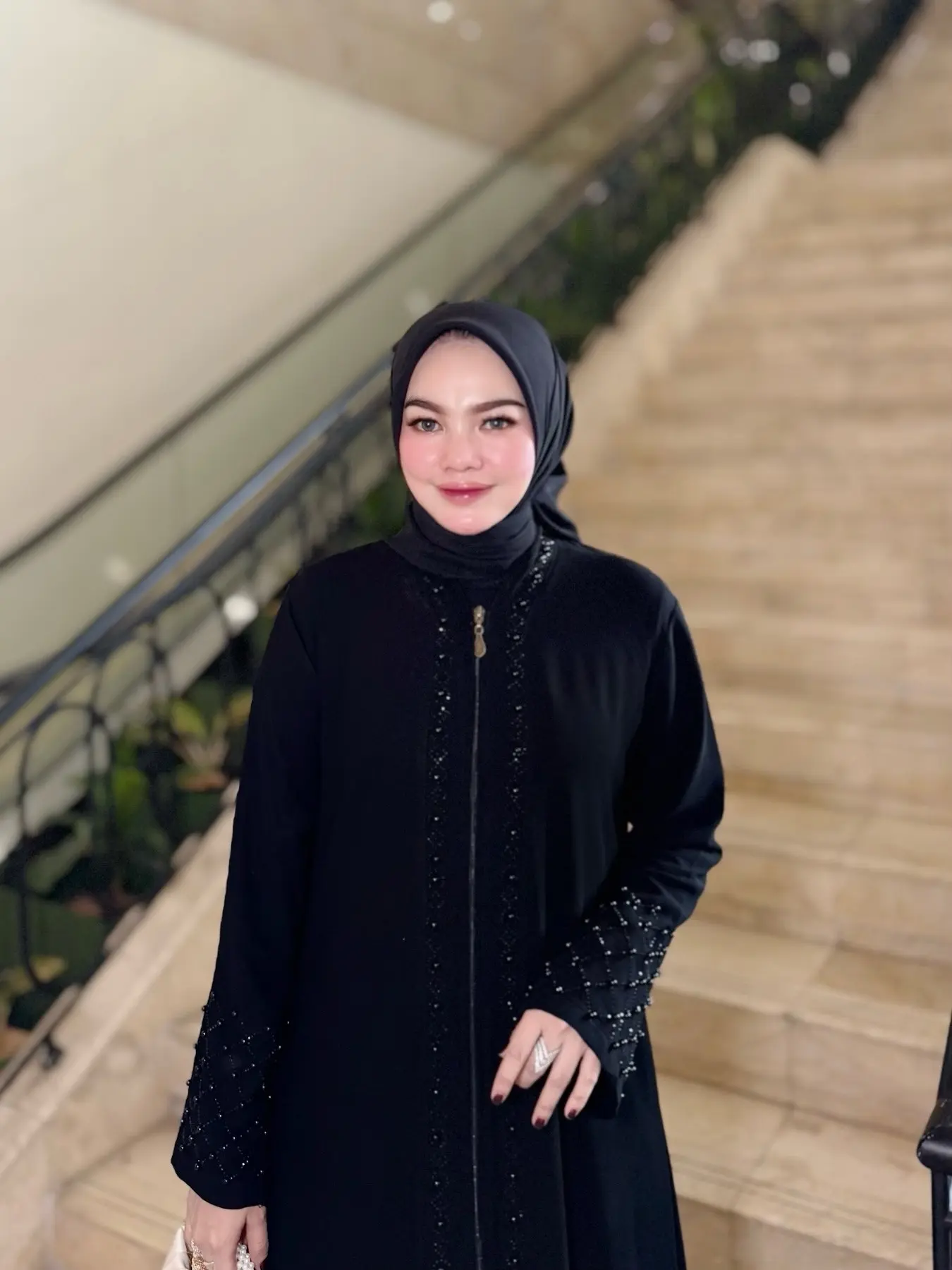 ABAYA TURKEY JETBLACK PREMIUM/ABAYA PREMIUM 2