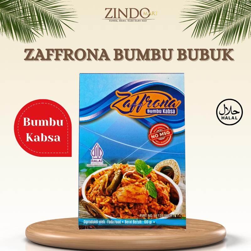 ZAFFRONA BUMBU BUBUK 100GR INSTANS MASAK NASI KEBULI, BIRYANI, MANDI, KABSA PRAKTIS TANPA MSG BERKUALITAS 2