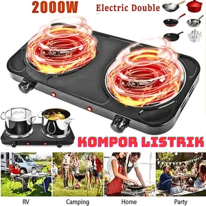 COD STARLUX Kompor Listrik Serbaguna 2 Tungku Hemat Listrik Portable 2000 Wat - SHP-5813