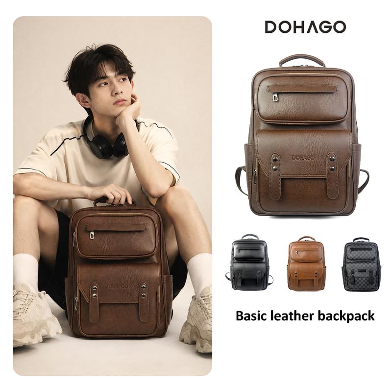 Balo Da DOHAGO Đa Năng Có Ngăn Đựng Laptop 15.6 Inch - BNA05
