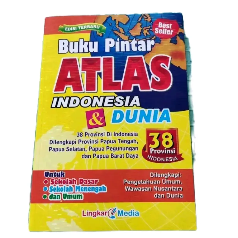 Buku Pintar Atlas Indonesia Dan Dunia Edisi 38 Provinsi