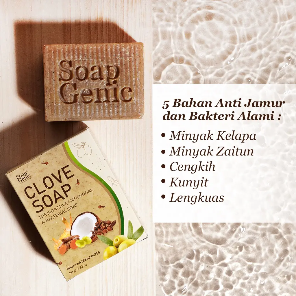 Sabun Gatal Jamur Paling Ampuh Clove Soap BPOM 80gr