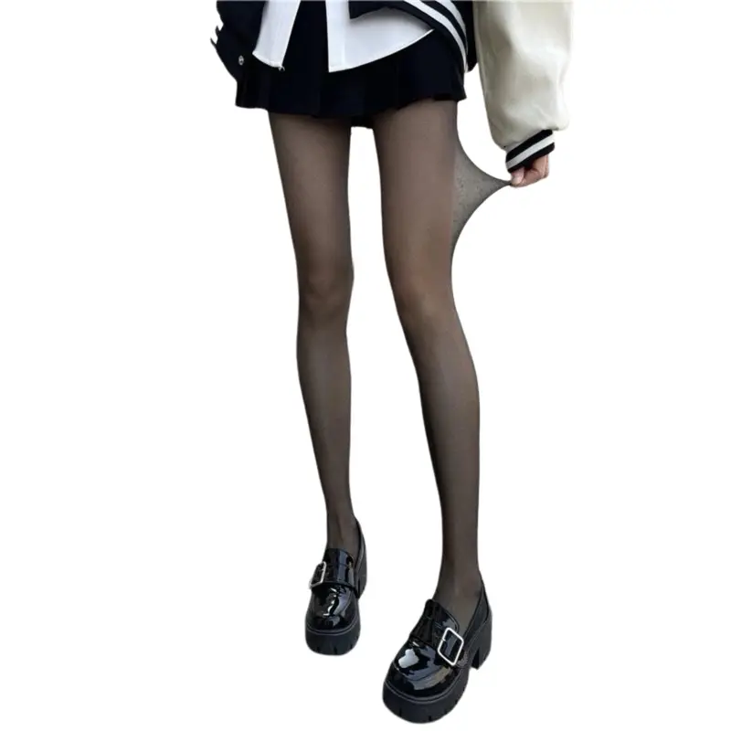 Quần Tất Che Khuyết Điểm V11 Cosplay Gợi Cảm Vớ Dài Thun Nữ Quyến Rũ La Perbra | V11 Women Ren Đen 0