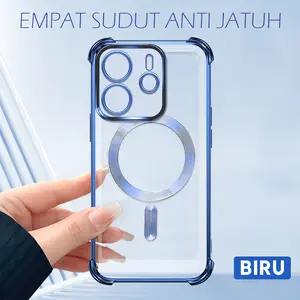 Case HP Untuk Xiaomi Redmi Note 14 4G Casing Phone Cassing Premium Cesing Softcase Kesing Mode Soft Silikon Hardcase Kasing Tahan Jatuh Chasing 2006 Ada Tiga Warna Hitam Biru Dan Ungu