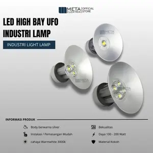 Lampu gudang industri led high bay ufo lampu industri pabrik