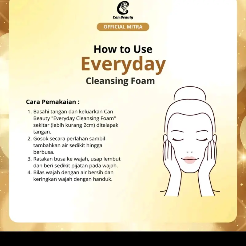 FACIAL WASH CAN BEAUTY/sabun wajah can beauty/can beauty sabun wajah facial wash 3