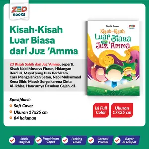 Zed Books Kisah-Kisah Luar Biasa dari Juz'Amma 17 x 25 oleh Taufik Anwar Quran dengan Desain Menarik