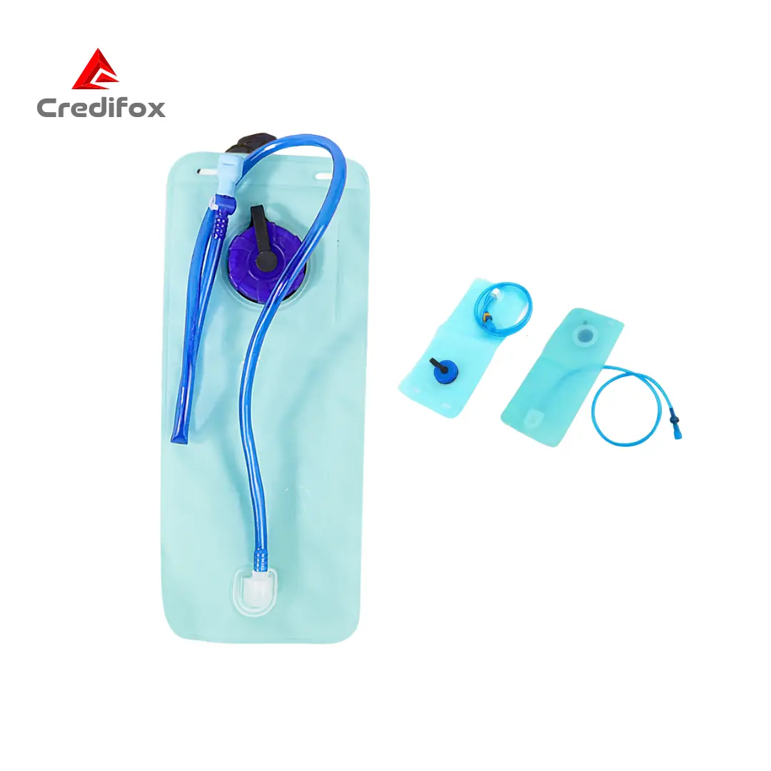 Credifox Waterblader kapasitas 2liter - Botol minum lipat outdoor - travel water bag BPA Free 2L
