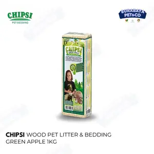 CHIPSI Bedding Serbuk Kayu Wangi Hamster Marmut Alas Hewan Kecil Pet Wood Litter 3,2kg 1kg