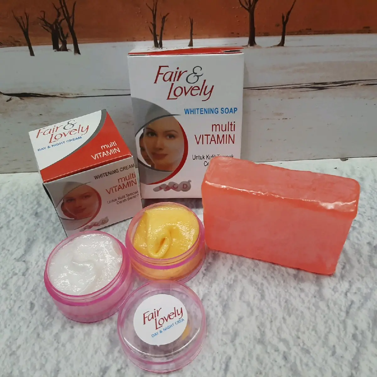 Paket Cream Fair lovely Susun & Sabun Multi