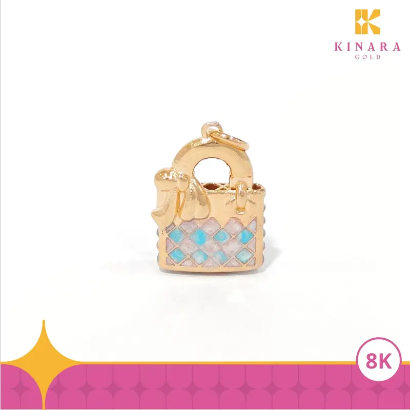 Liontin Gantung Variasi untuk Kalung/Gelang Yellow Gold 8K - Kinara Gold 1