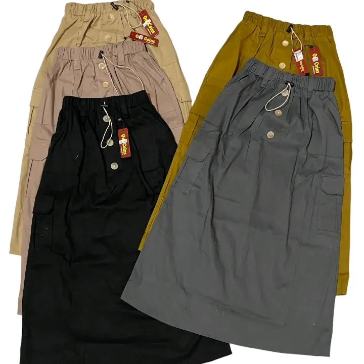 Rok cewek bahan twil combat