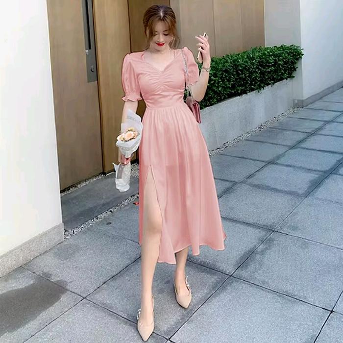 Promo COD AUREL DRESS SABRINA WANITA SATIN KOREA STYLE GAUN PESTA BODYCON  POLOS MIDI CASUAL TERBARU DEWASA NATAL KONDANGAN CANTIK KEKINIAN ABG  TERMURAH ELEGAN MEWAH REMAJA FORMAL TERLARIS PANJANG BAJU ADEM PREMIUM