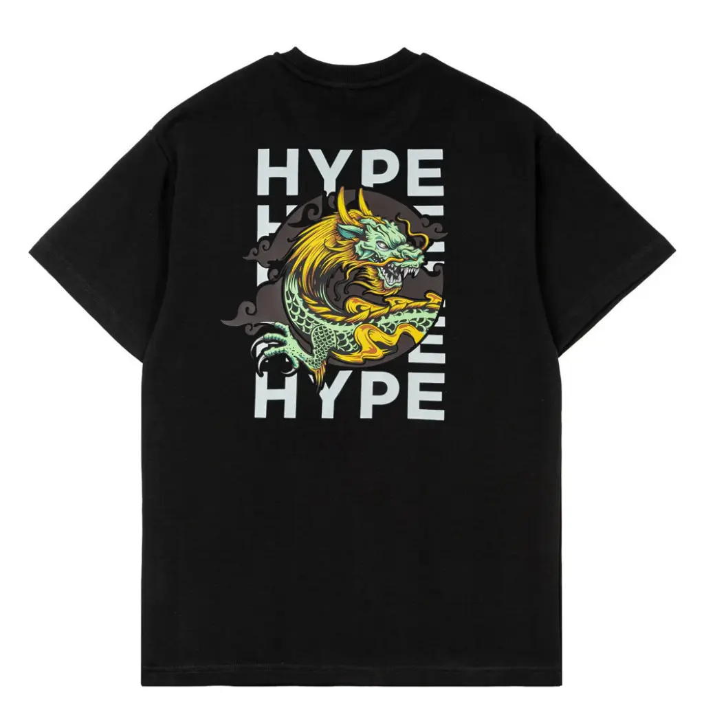 HYPE, Pure Cotton, Round Neck, Casual Style, Men Unisex Tshirt Fashion Tops 14