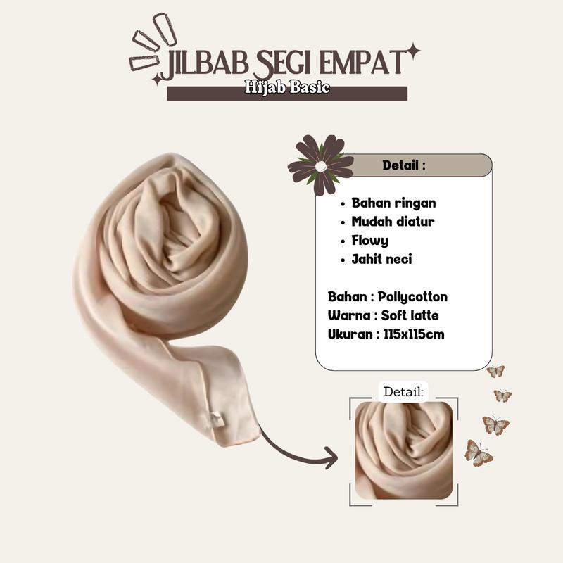 3in1 Setelan Wanita One Set Kekinian (Kemeja Korean Style Blouse Lucu, Celana Kulot Knit, Jilbab Segiempat Bella Square) LQ083 Atasan Hitam Kerah Renda one  set 6