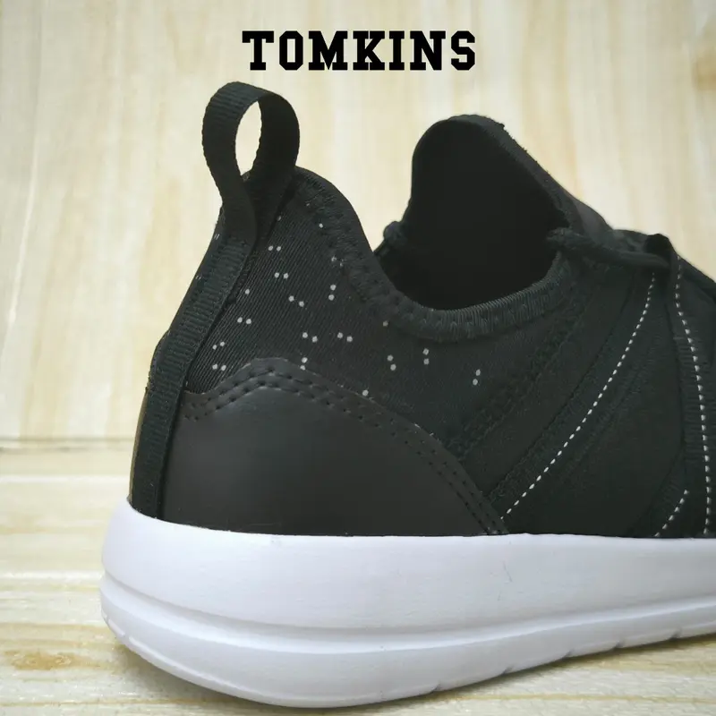 TOMKINS Arcadian Alpha - Black White Sepatu Sekolah Wanita 2