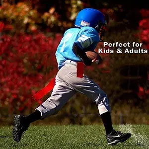 Adjustable Rugby Flag Tag Waist Strap Profesional Pelatihan Pita Sabuk Gesper American Football Waist Flag