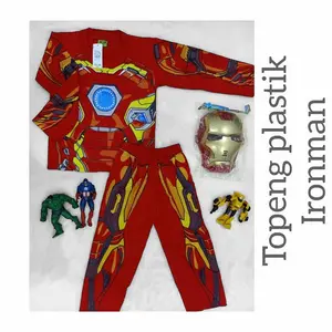 Baju Setelan Anak Kostum Ironman - Fashion Anak-anak