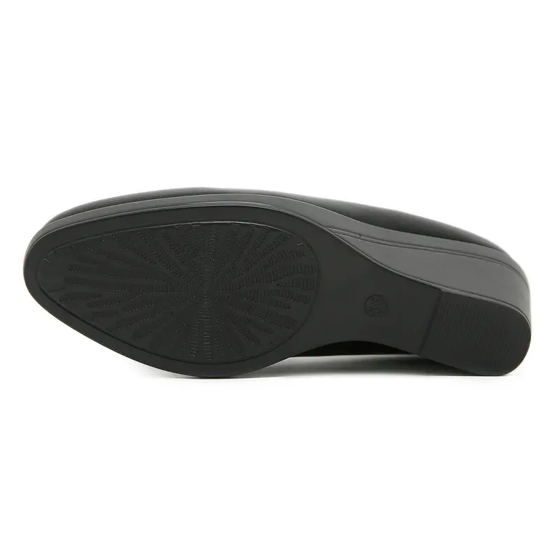 BOZKA new arrival sepatu pansus premium MT26 wedges shoes Heels Wanita Black 4