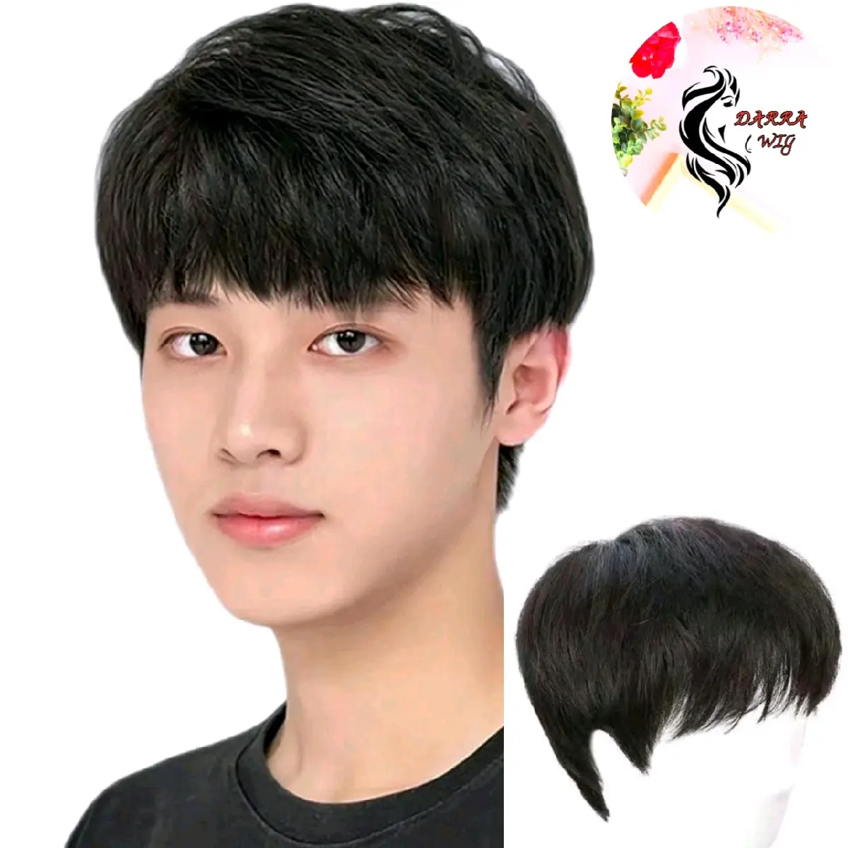 WIG PRIA KOREA KEREN/RAMBUT PALSU GAYA KOREA