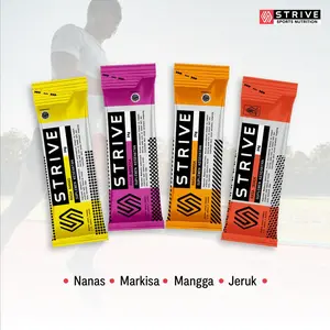 Strive Running Gel / Strive Energy Gel  -  Harga 1 Box (1 Box = Isi 5 Pcs)