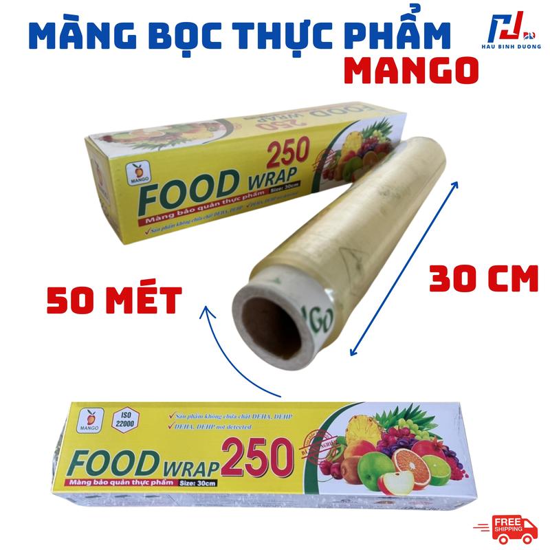Màng bọc thực phẩm MANGO 30x50mét Màn bọc thực phẩm nhập khẩu