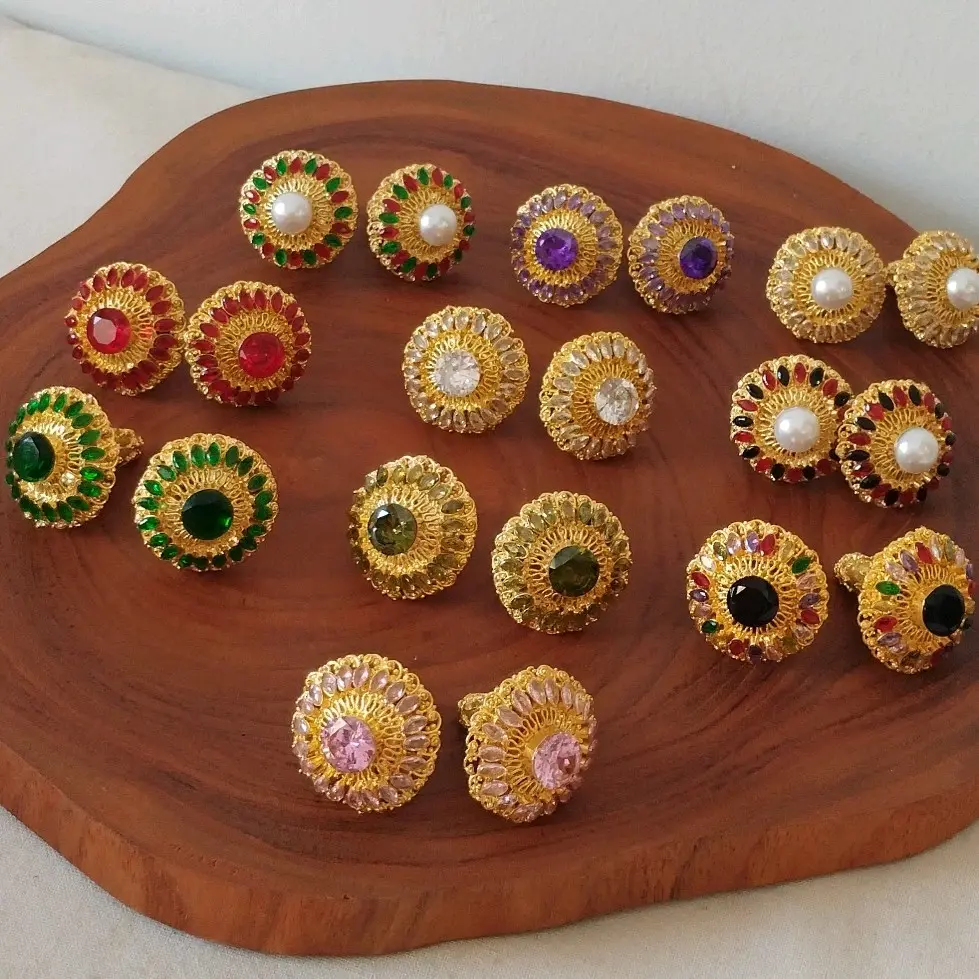 subeng alpaka bali permata zircon /subeng bali /subeng alpaka / suweng bali / giwang bali / anting bali