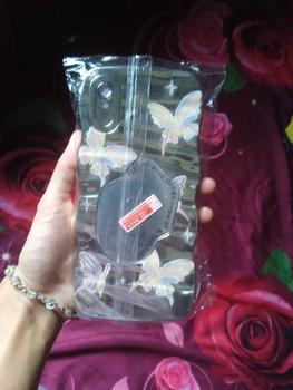 Product Review of Casing Cermin Rias Mewah Kupu-kupu Merah Muda Fantasi Untuk Redmi 9A 10A 10C 9T 9C Nfc Redmi Note 11 9 10S 12 11S 8 10 Pro 11Pro 12Pro Plus POCO X3 NFC M3 Pro X5 Casing Tepi Bergelombang Huruf Modis from _**🌞 0