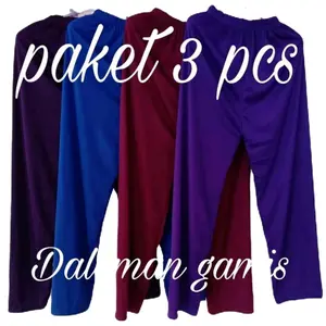 PAKET ISI 3 PCS CELANA DALAMAN GAMIS WANITA BAHAN HYGET PREMIUM TERBARU Legging